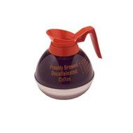 Bloomfield DCF10115O1 Decaf Unbreakable Decanter, Plastic with Stainless Steel Bottom, Orange Handle