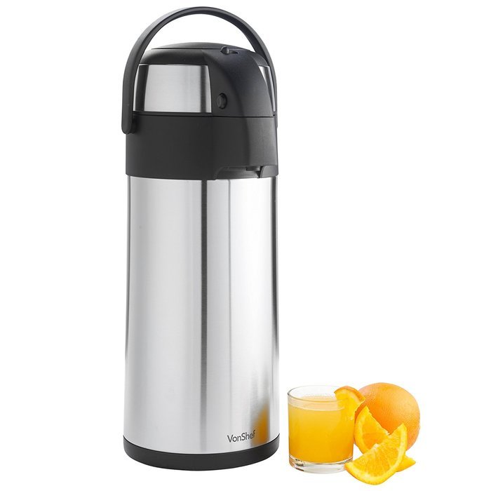 VonShef Thermal Airpot Beverage Dispenser, 5 L N5