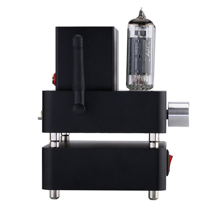 APPJ 1601A Wifi mini Decoder+tube amplifier, AUX/Smart Phone/SD Card/PC/Flash Disk Input (Black) N3