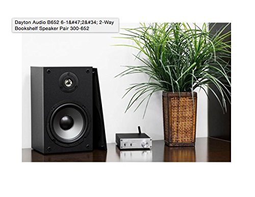 Dayton Audio B652 6-1/2" 2-Way Bookshelf Speaker Pair 300-652 N4