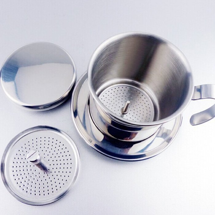 Meiruian Pour Over Coffee Filter for Stainless Steel Cups ,Travel Mugs