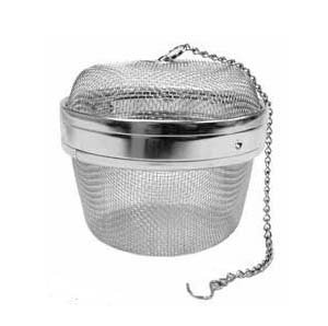 New Twist-Lock Spice Ball Tea Infuser Herb Infuser, Stainless Steel, Extra Large Size (4 &frac14; x 3 &frac12;")