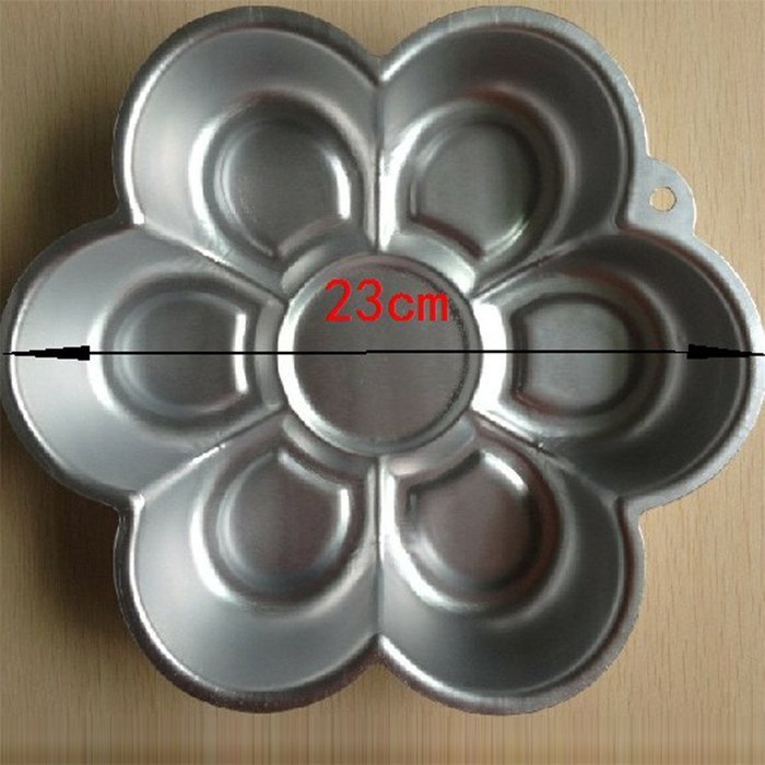 LYNCH Flower Shape Fondant Cake Mold Aluminum Cake Jelly Baking Pan N3