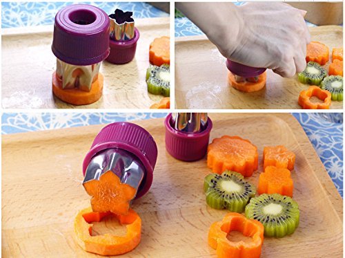 SIS stainless steel Fruit making mold,Cookie Cutters,Create Perfect Shape set of 8 N4