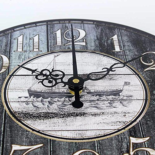 Retro style living room wall decoration watches absolutely silent large size wall clock vintage home decor