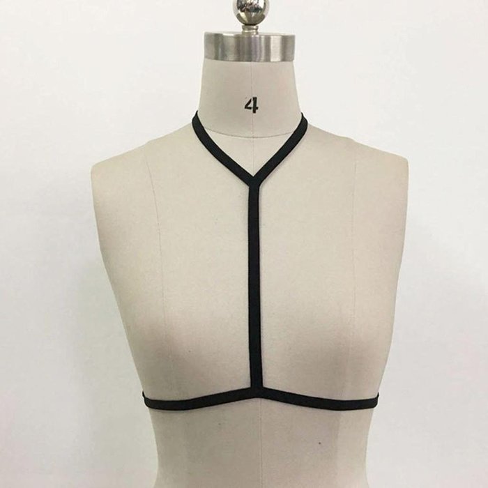 Underwear, PHOTNO Women Alluring Harness Bra Elastic Cage Bra Strappy Hollow Out Bra Bustier N3