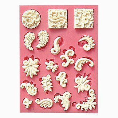 Y&XL&H Small Relief Cake Border Fondant Cake Molds Chocolate Mould For The Kitchen Baking Cake Tool Decoration