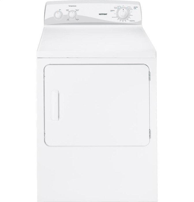Hotpoint HTDP120EDWW 6.8 Cu. Ft. White Electric Front Load Dryer N2