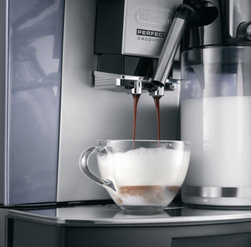 DeLonghi ESAM5500M Perfecta Digital Super-Automatic Espresso Machine, Metallic Blue N4