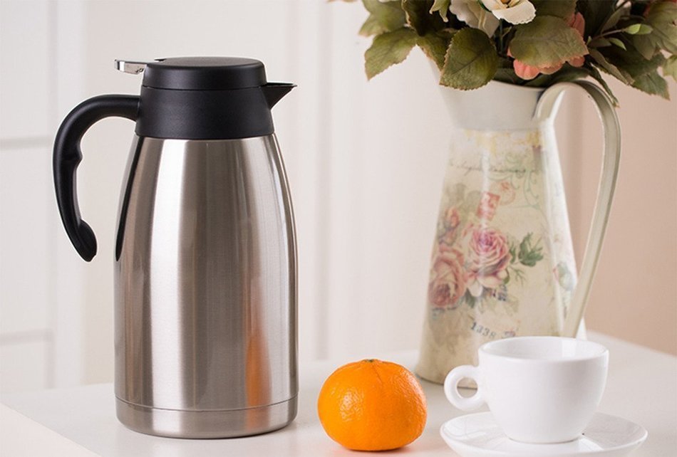AMYAMY Thermal Carafes 70 Ounce Vacuum Insulated Thermal Coffee Carafe/Water Pitcher N11