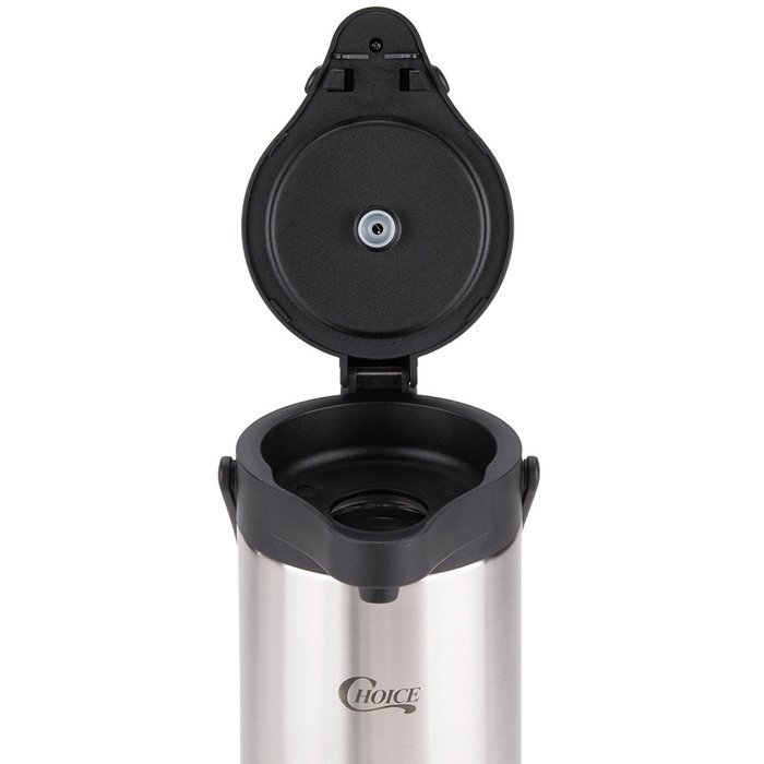 Choice 2.5 Liter Stainless Steel Lined Airpot with Lever N7
