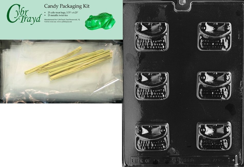 Cybrtrayd J001 Typewriter Jobs Chocolate Candy Mold N4