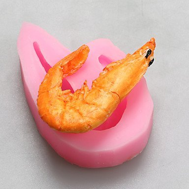 Y&XL&H Shrimp Chocolate Silicone Molds,Cake Molds,Soap Molds,Decoration Tools Bakeware N2