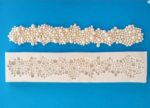 Pearls Beads Silicone Mould Fondant Cake Tools Cupcake Mold Border Sugar Paste N4