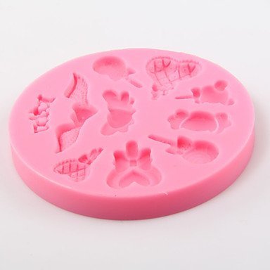 Y&XL&H Cake Decorating Lollipop Love Heart Candy Silicone Fondant Mould For Crafts Jewelry Chocolate PMC Resin... N2