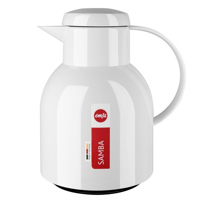 Emsa Samba Quick Press Insulated Server, 34-Ounce, Translucent Eggplant N68