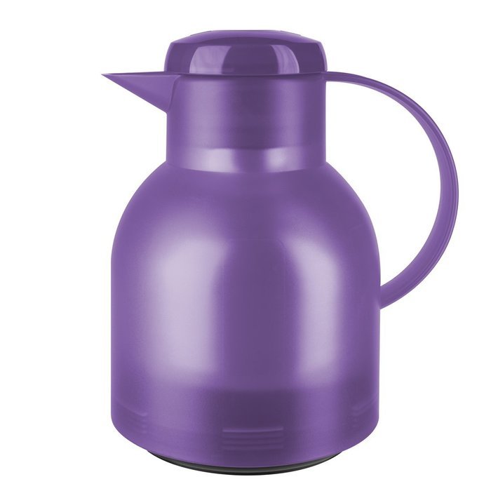 Emsa Samba Quick Press Insulated Server, 34-Ounce, Translucent Eggplant N70
