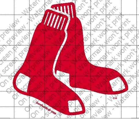 Boston Red Sox Licensed Edible Cake Topper #4643