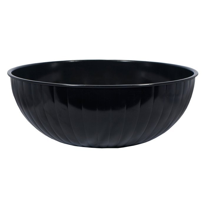 Party Essentials N926855 Hard Plastic 192-Ounce Serving Bowl, Neon Orange N2