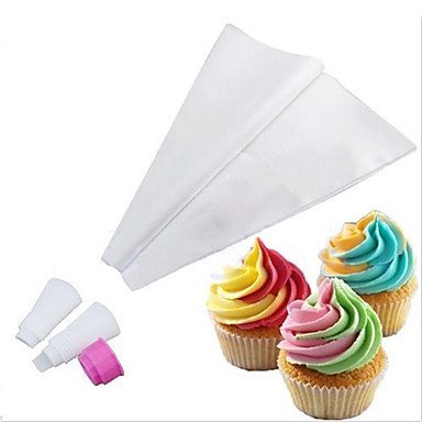 Y&XL&H Two-toned Double Color Icing Piping Bag Frosting Cupcake Cake Decorating Tools (Random Color) N3