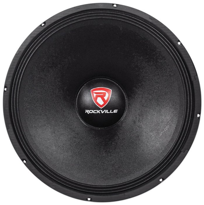 Rockville RVW1800P4 1800w 18" Raw DJ Subwoofer 4 Ohm Sub Woofer 107OZ Magnet N2