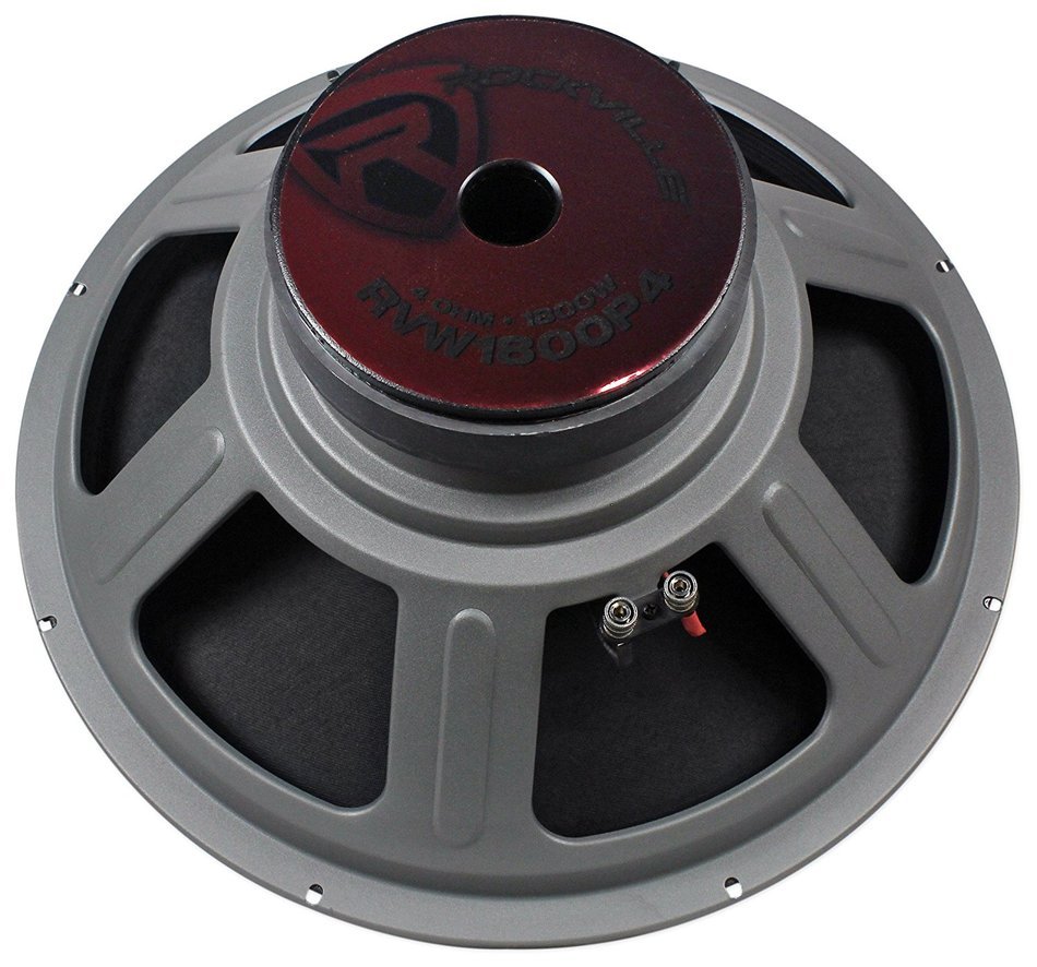 Rockville RVW1800P4 1800w 18" Raw DJ Subwoofer 4 Ohm Sub Woofer 107OZ Magnet N3