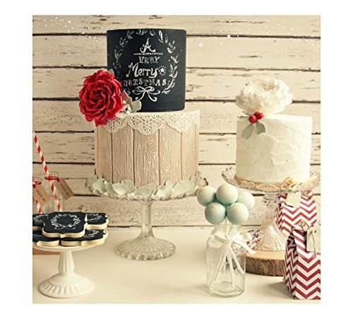 Anyana Wood Brick Wall Silicone Fondant Sugarpaste Mould Cake Decorating Tools Cooking N2