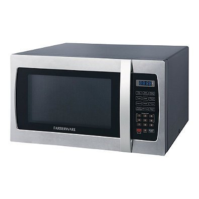 Farberware&reg; Pro 1.3 Cubic Foot Microwave Oven in Stainless Steel/Black N2