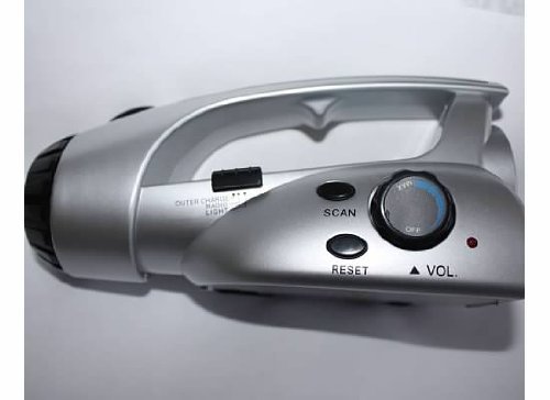 Battery-Free Wind Up Flashlight FM Radio N2