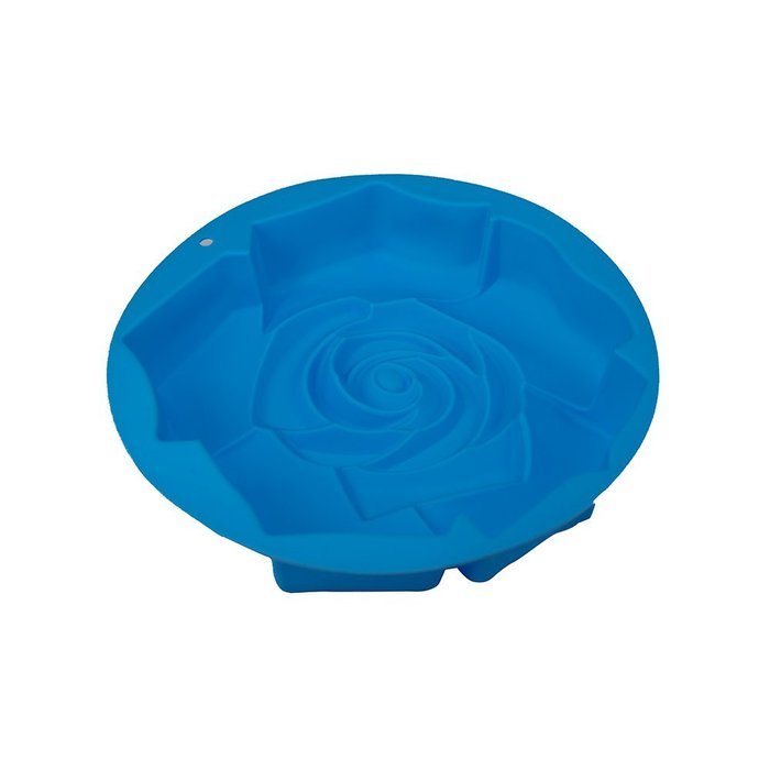 Tangne 4 Colors Rose Shape Silicone Cake Mould Kitchen DIY Cake Tools (Rose Red) N9