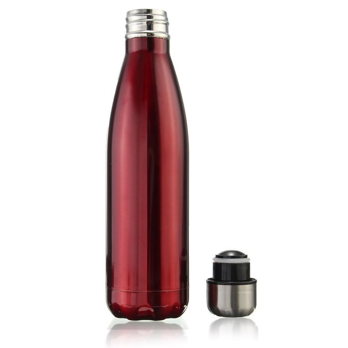 AJUSEN Vacuum Insulated Stainless Steel Vacuum Flask Travel Mug (golden) N9