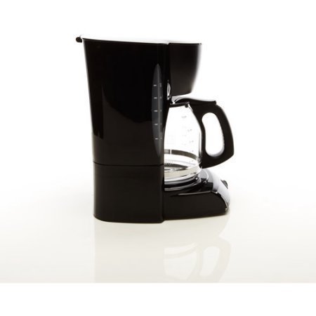 BLACK 12-Cup Switch Coffee Maker, CG12; On/Off indicator light, Water Windows for easy filling N4