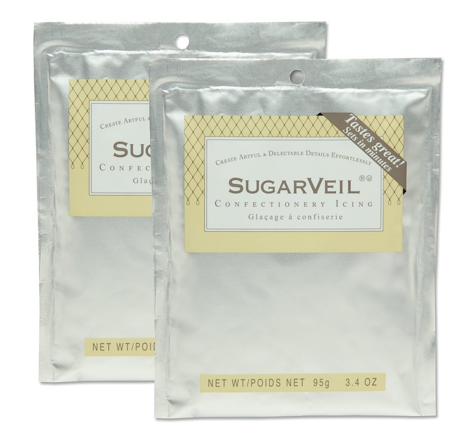 SugarVeil&reg; 2-pack of 3.4 oz SugarVeil Confectionery Icing N4