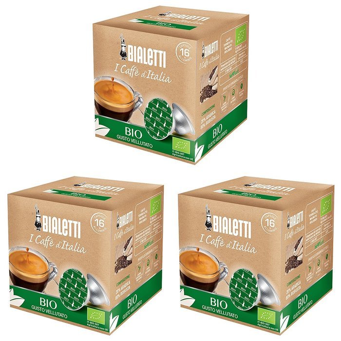 Bialetti Bio Espresso Capsules, 48 Count