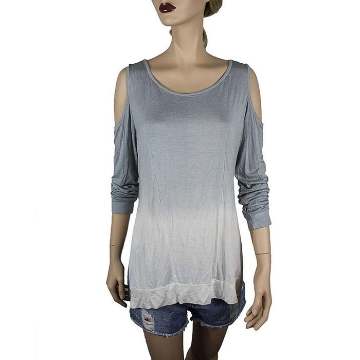 Off Shoulder Blouse,Morecome Women Long Sleeve Off Shoulder Blouse Loose Tops N3