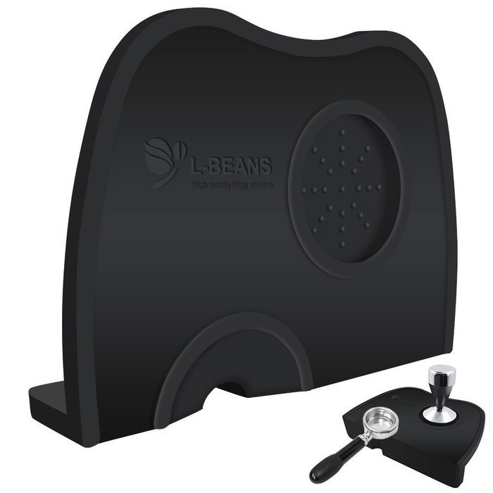 Espresso Coffee Tamp Mat. Fluted Silicone Coffee Tampering Corner Pad Mat Tool With Dropped Edge Made For Baristas... N5
