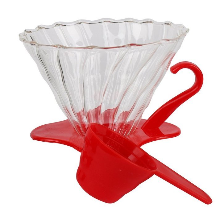 Ocathnon VDG-02B V60 Glass Coffee Dripper Clever Coffee Filter 300ML (Flannel Filtering bag is included) Glass... N26