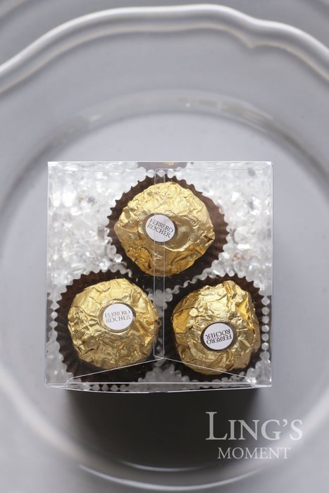 Ling's moment 3x3x3 Inch Clear Favor Boxes for Wedding Party Shower Gift Favor, Pack of 50 N8