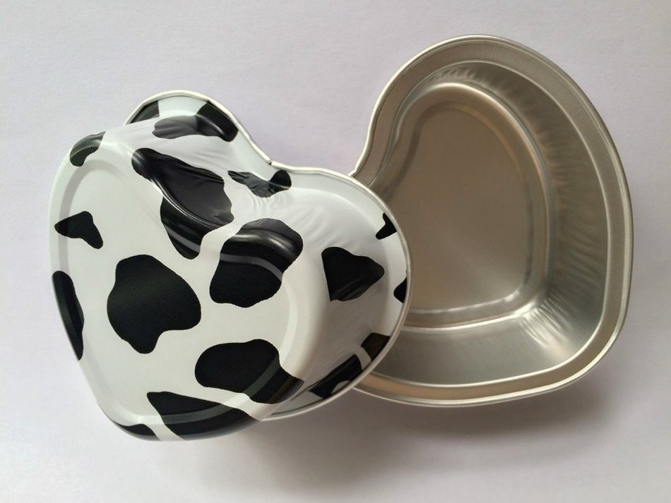 KEISEN 3 2/5" mini cordate Disposable Aluminum Foil Cups 100ml for Muffin Cupcake Baking Bake Utility Ramekin... N7