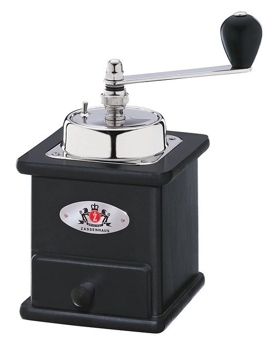 Zassenhaus 040166 Brasilia Coffee Hand Coffee Quality Grinder Mill Black Genuine