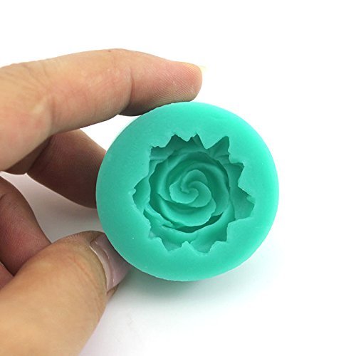 HuaYang Big Rose Flower Sugar Cake Mold Chocolate Pudding Cake Decorating Mould N3