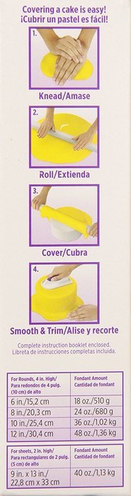 Wilton 710-2308 Decorator Preferred Fondant, 24-Ounce, Yellow N8