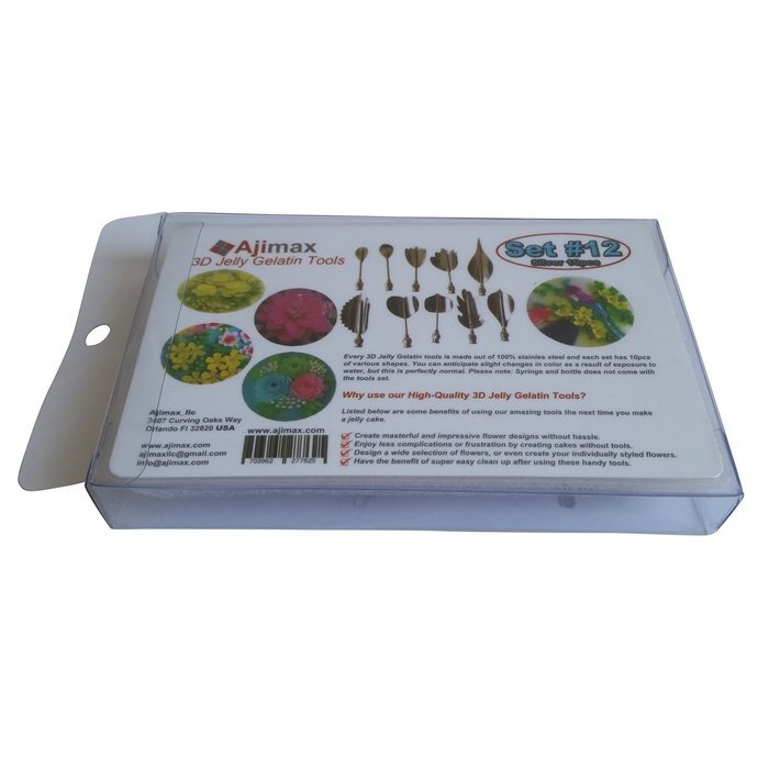Gelatin Art Tools - 3D Jelly Cake Tools Create Amazingly Beautiful 3D Cakes Free PDF Files Online Download Formula... N14