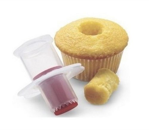 Autek Cake Corer Plunger Cutter Pastry Decorating Divider Kitchen Cupcake Filler Model(3DMold-56)