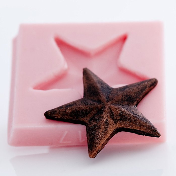 Silicone Primitive Star Mold Food Safe Fondant, Chocolate, Candy, Resin, Polymer Clay Mold, Metal Clay. Food Safe... N6