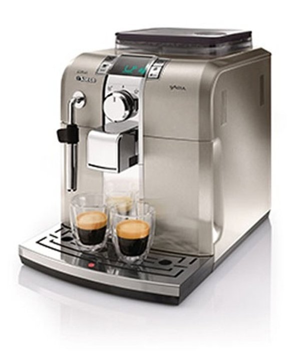 Saeco Philips Syntia Super-automatic Espresso Machine HD8837/47 Stainless Steel N6