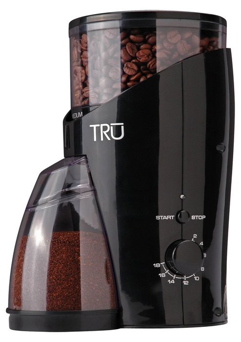 TRU Burr Grinder, Holds 1/2-Pound Coffee Beans