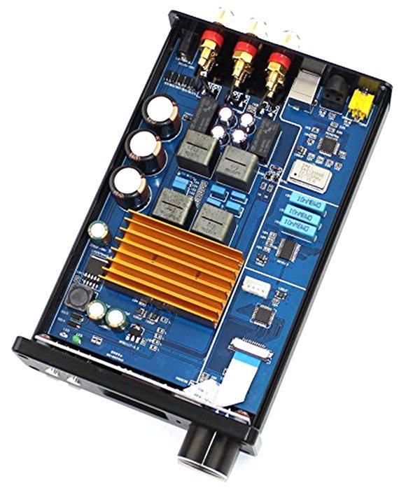 2x25W+50W Hifi 2.1 Channel Class D Pure Digital Power Amplifier + Remote Control + USB Fiber Coaxial Input N3