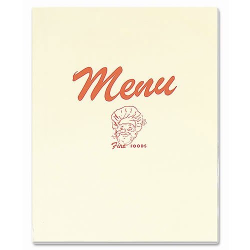 Browne (107) 8.75" x 11.5" Vinyl Double Panel Menu Cover