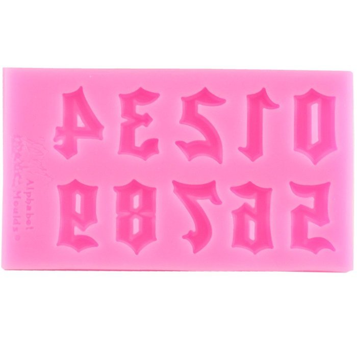 Mujiang Fondant Letter Mold Candy Making Tools Silicone Alphabet Molds Cake Decorating N19